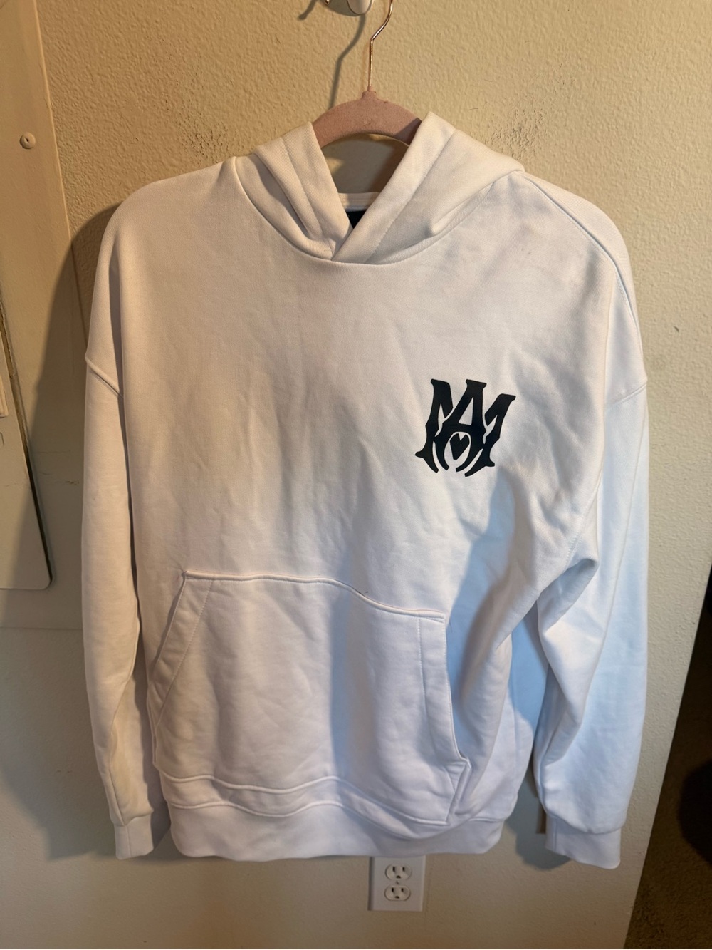 AMIRI Women’s MA Core Logo Hoodie - Monogram Pullover Sweatshirt